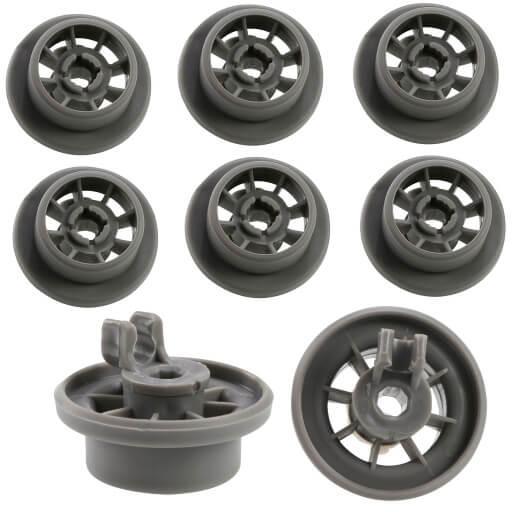 8X Diswasher Lower Bakset Wheel Assy For Bosch SGU55E55AU86 SGI43A25AU43 Sparesbarn