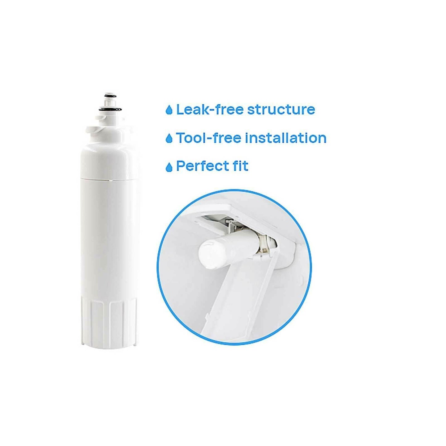 Fridge Water Filter Compatible For LG LT800P ADQ73613401 GF-5D906SL Sparesbarn
