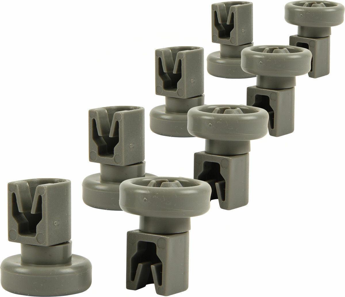 8X Dishwasher Top Basket Wheels For Electrolux ESI6110W ESI6110X ESI6112K 25mm Sparesbarn