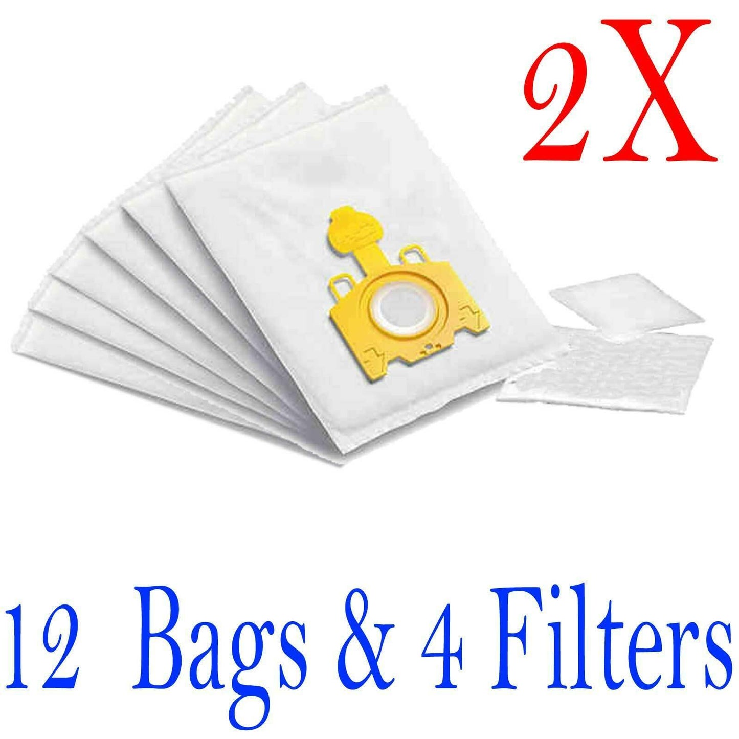 Synthetic bags & Filters For Miele Type KK 10123260 HyClean Vacuum Cleaner Sparesbarn