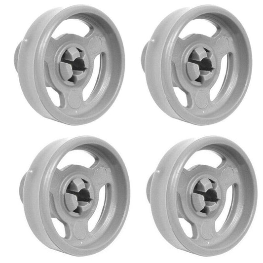 4 Lower Basket Tray Wheels Runner For Haier DW60CDW1 DW60CDW2 35mm Sparesbarn