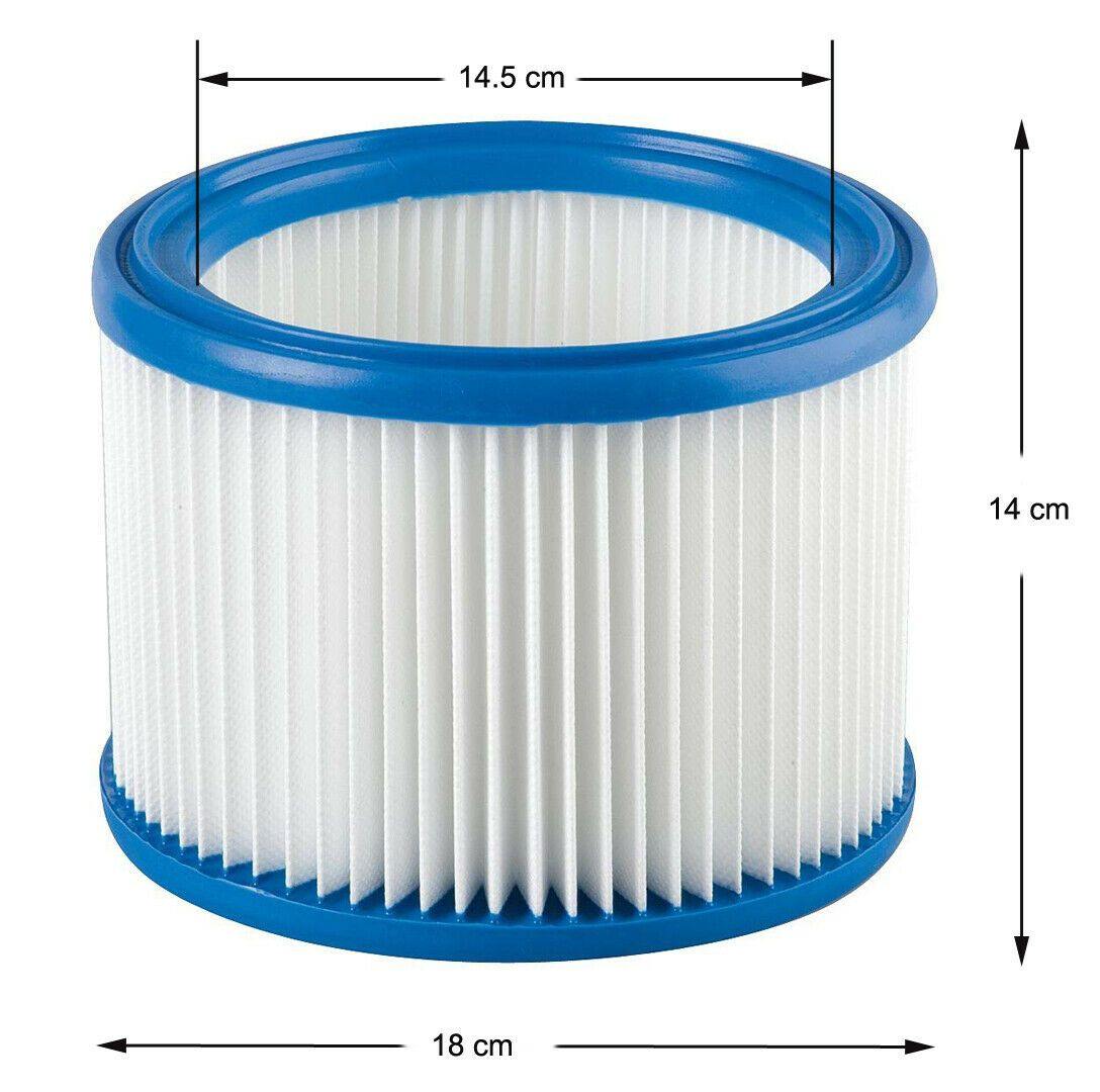 Cartridge Filter Set For Nilfisk Attix & IVB Range Cleaner 107400562 107400564 Sparesbarn