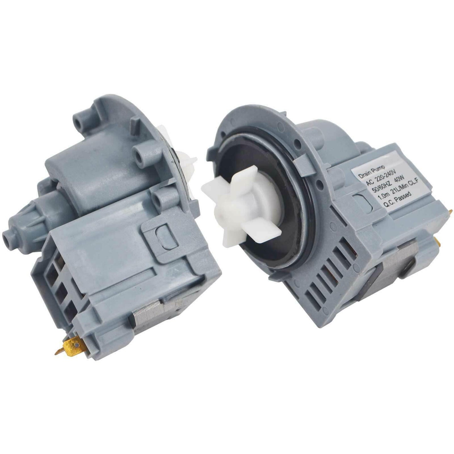 2x Universal Washing Machine Washer Drain Pump Motor For Askoll Hotpoint Zanussi Sparesbarn