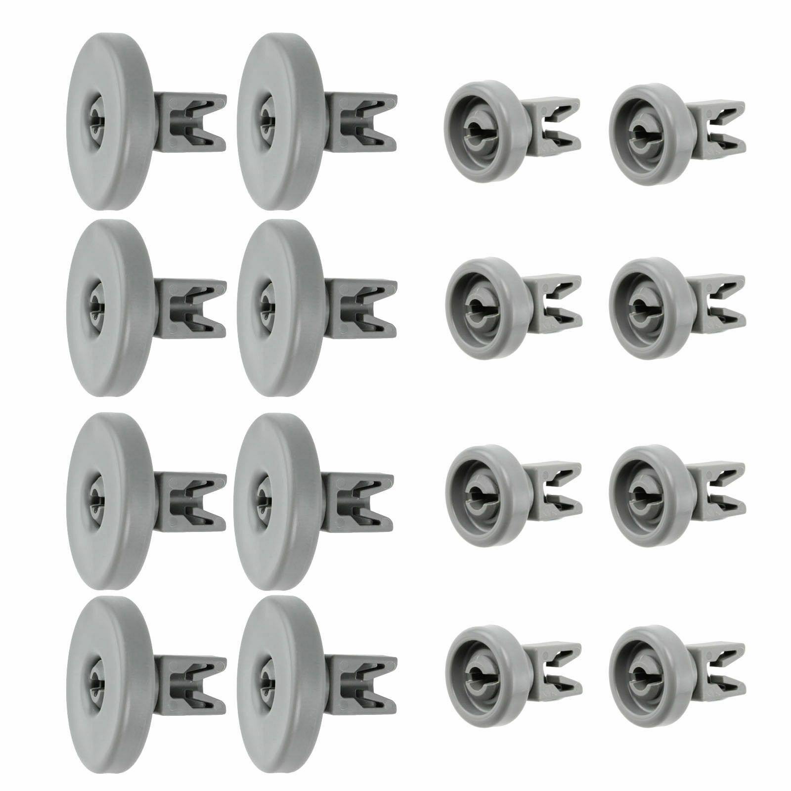 8X Upper & 8X Lower Basket Wheels For Dishlex Electrolux Simpson DX103SK DX203 Sparesbarn
