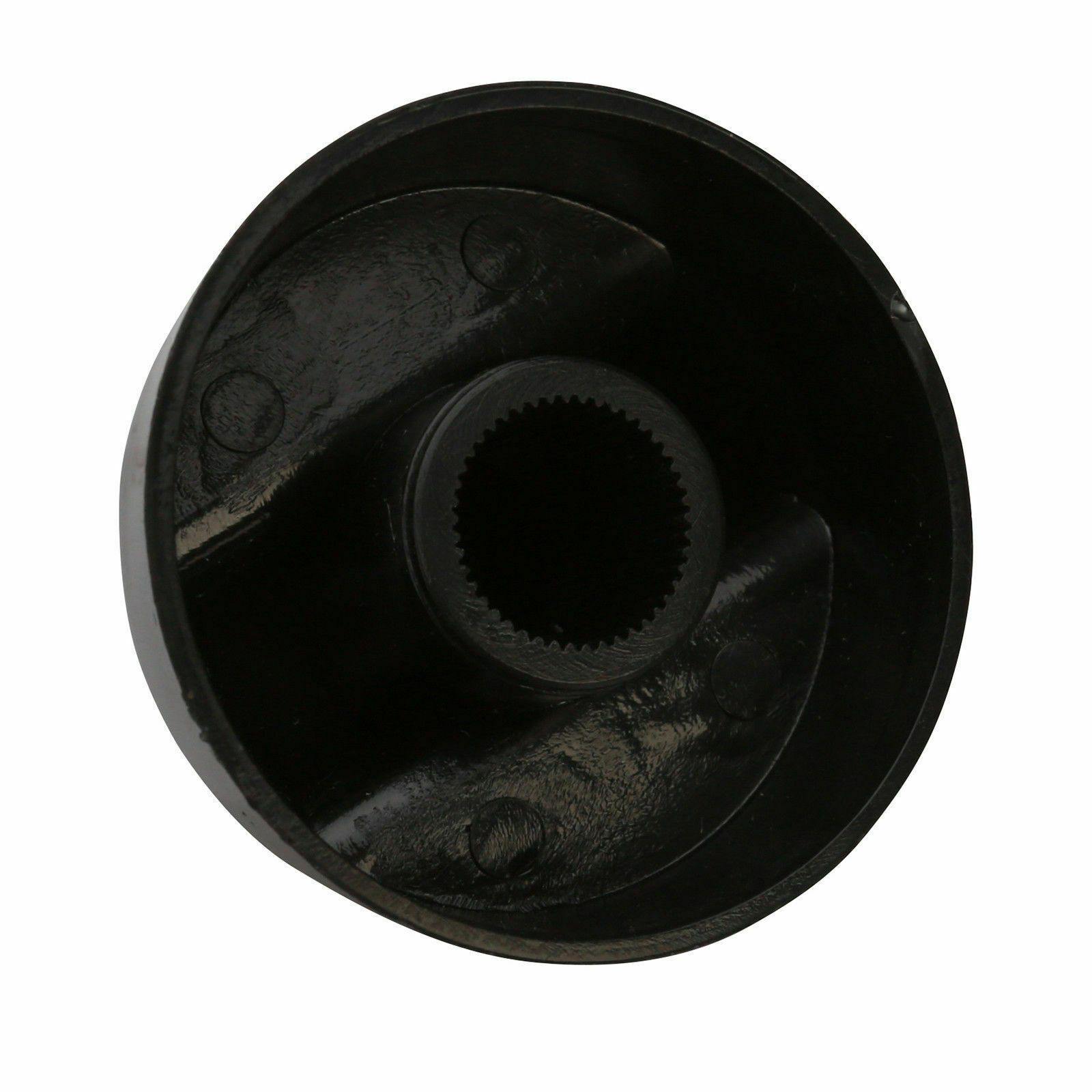 5 Set Black Universal Gas Cooker Oven Stove Knob Control Rotary with 3D Inserts Sparesbarn