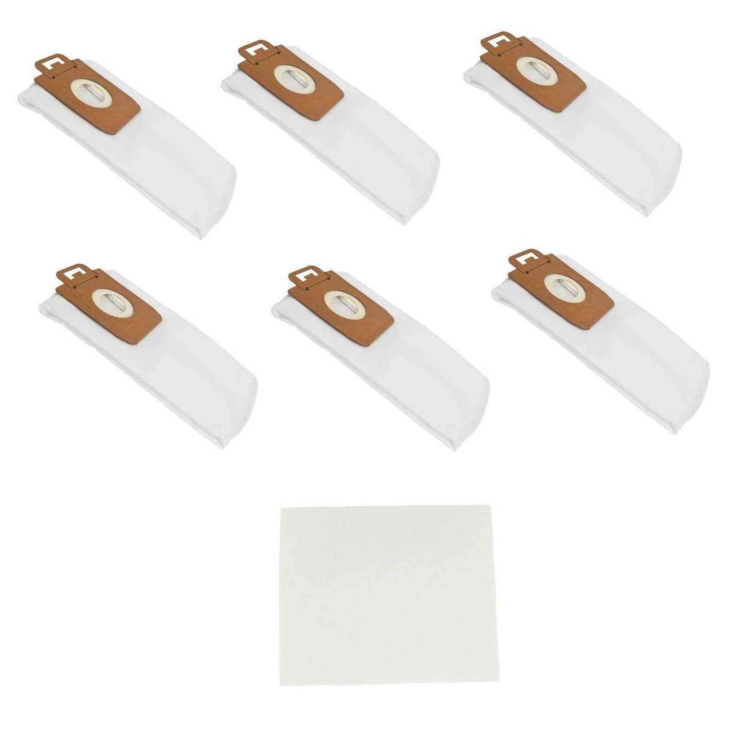 6X Synthetic Dust Bags For Nilfisk Select Comfort 1470416500 107403227 128389187 Sparesbarn