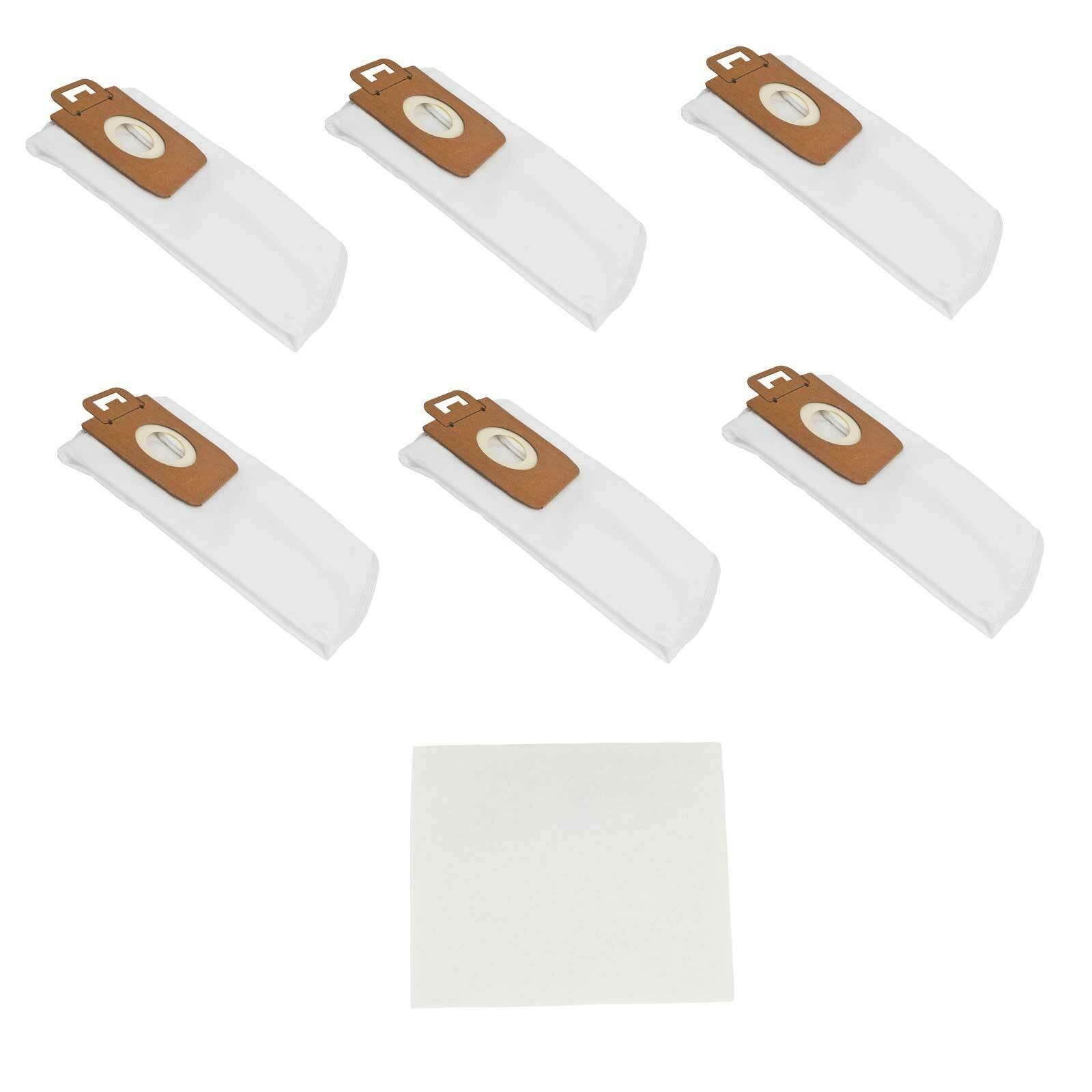 6X Synthetic Dust Bags For Nilfisk Select Comfort 1470416500 107403227 128389187 Sparesbarn
