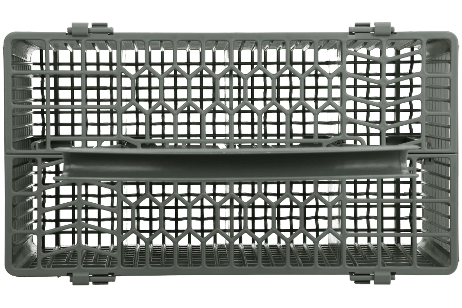 Dishwasher Cutlery Basket Plastic Cage Tray Lid & Removable Handle for Indesit Sparesbarn