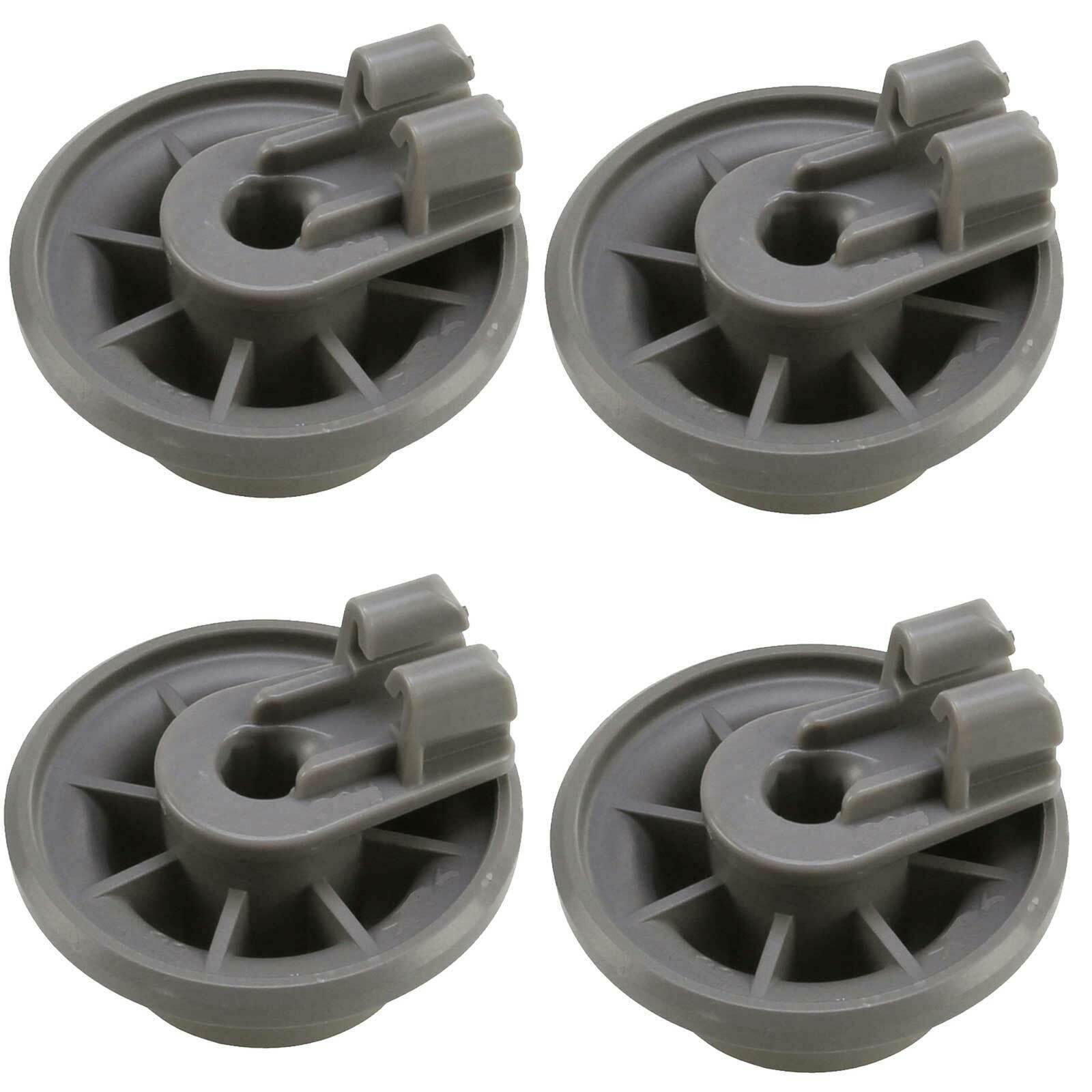 4X Dishwasher lower backet wheels For Bosch 611475 SMS63M08AU12 SMS69T12AU01 Sparesbarn