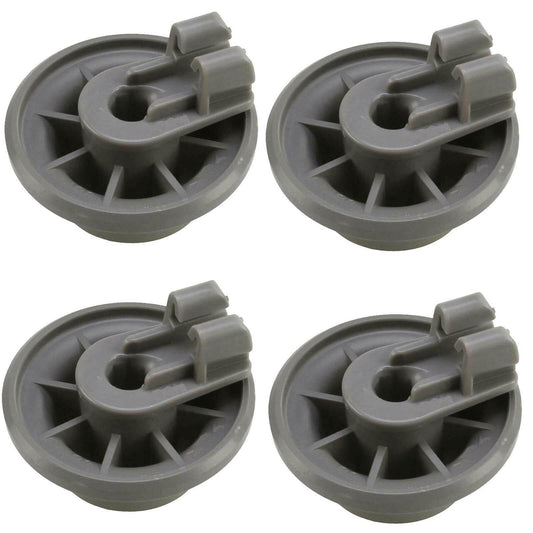 4X Dishwasher lower backet wheels for Bosch 611475 SBI69M15AU21 SMS68M22AU86 Sparesbarn