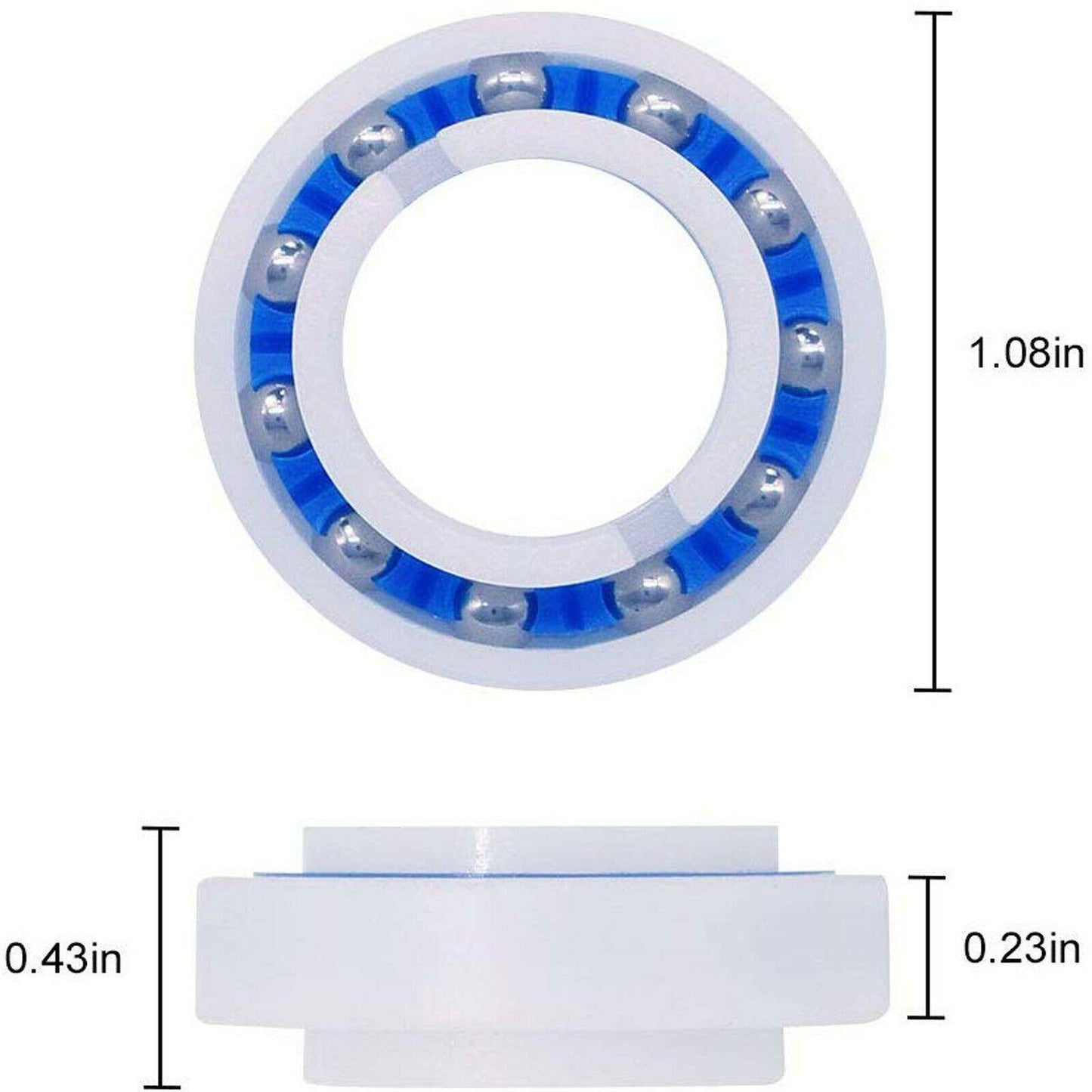 4X Wheel 280 Ball bearings c60 For Zodiac Pool Cleaner 25563-280-000 W7230223 Sparesbarn