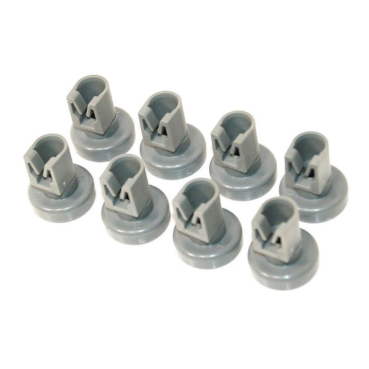 8X Dishwasher Top Basket Wheels For Russell Hobbs Upper Rack Roller 25mm Sparesbarn