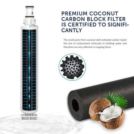 Fridge Water Filter for Whirlpool WF-NL240 WF-NL300 WF-L400 WF-L500 - Sparesbarn