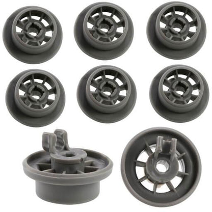 8X Diswasher Lower Bakset Wheel Assy For Bosch SGU55E55AU86 SGI43A25AU43 Sparesbarn
