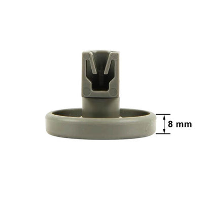 8X Lower Dishwasher Basket Wheel for Dishlex DX303SK DX103SK DX303WK DX203SK Sparesbarn