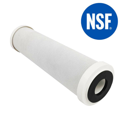 2X Main Water Chemical Filters Coconut Shell Carbon Block Chlorine Filter 10x2.5 Sparesbarn
