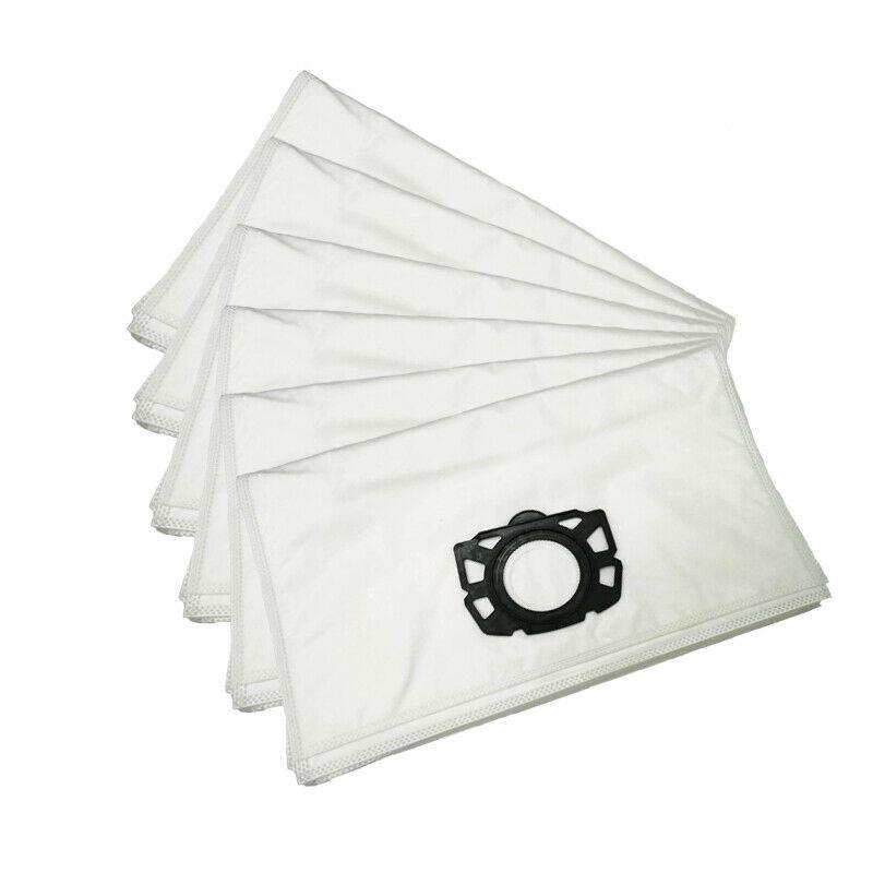 6X Vacuum Fleece Filter Dust Bags For Karcher WD 4 WD 5 WD 6 WD4 WD5 WD6 Sparesbarn