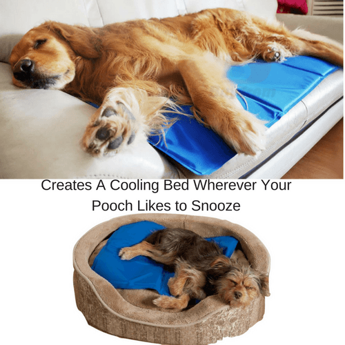 Pet Cooling Pad Non-Toxic Cool Gel Mat Puppy Bed Dog Cat Summer Mattress Multi Sparesbarn
