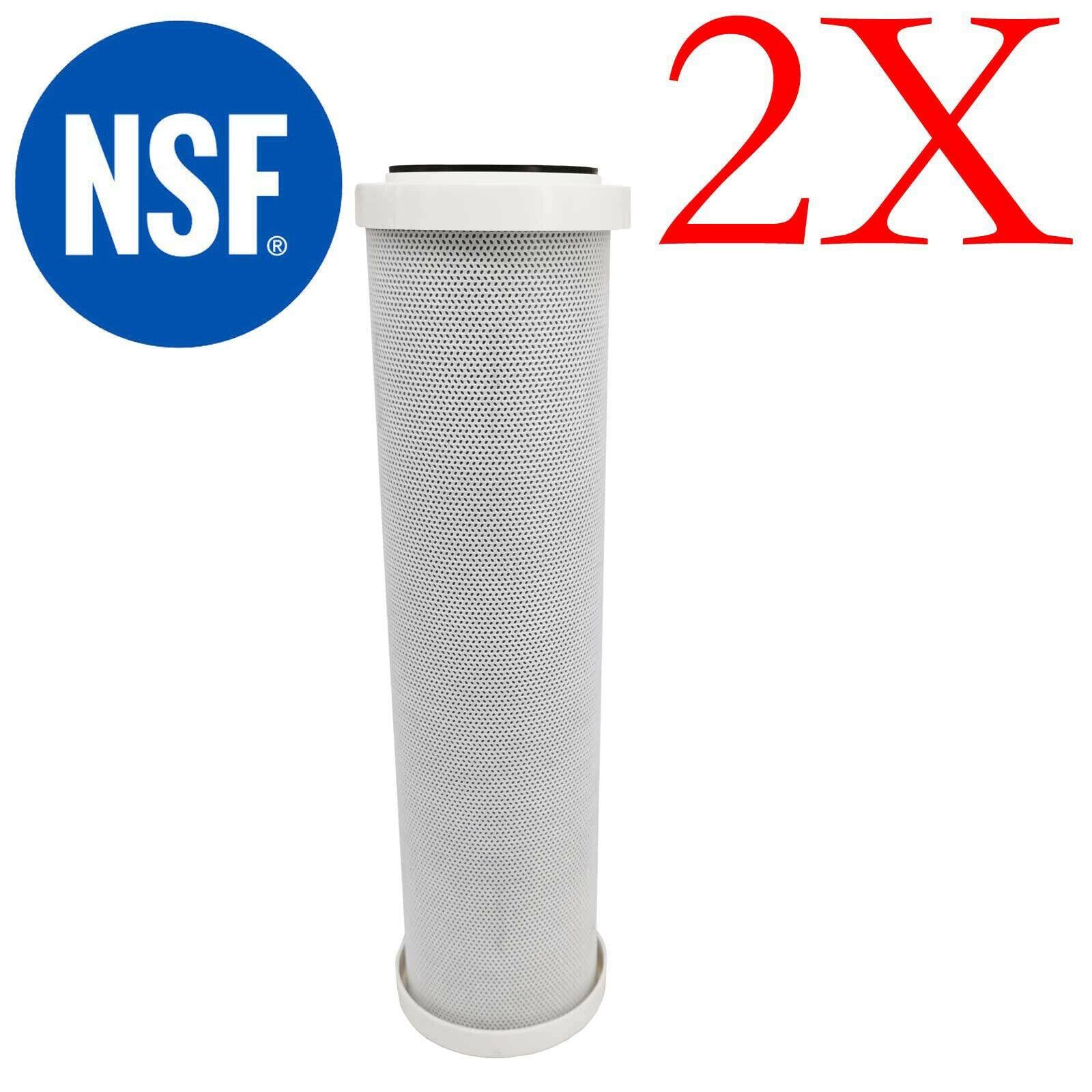 2 x 0.5 Micron Water Filter Cartridges 10" X 2.5" For Matrikx CTU10PB1 Pb1 CR1 Sparesbarn