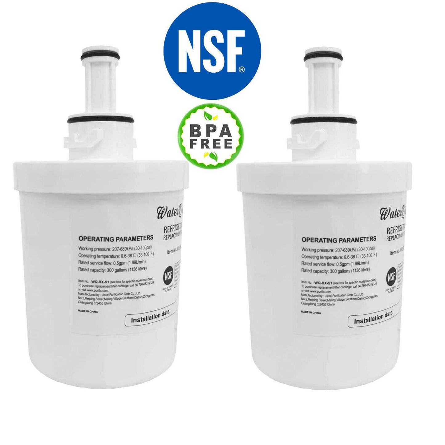 Water Fridge Filter Compatible For Samsung RS24DANS1/XSA RS24DGRS1/XSA RS25DASV1 Sparesbarn