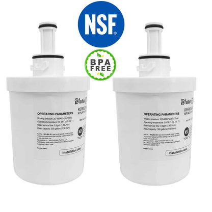 Water Fridge Filter Compatible For Samsung RS24DANS1/XSA RS24DGRS1/XSA RS25DASV1 Sparesbarn