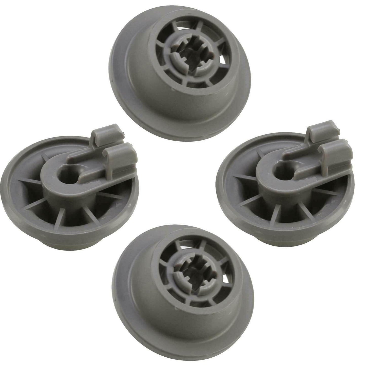 4X Dishwasher lower backet wheels For Bosch 611475 SMS63M08AU12 SMS69T12AU01 Sparesbarn