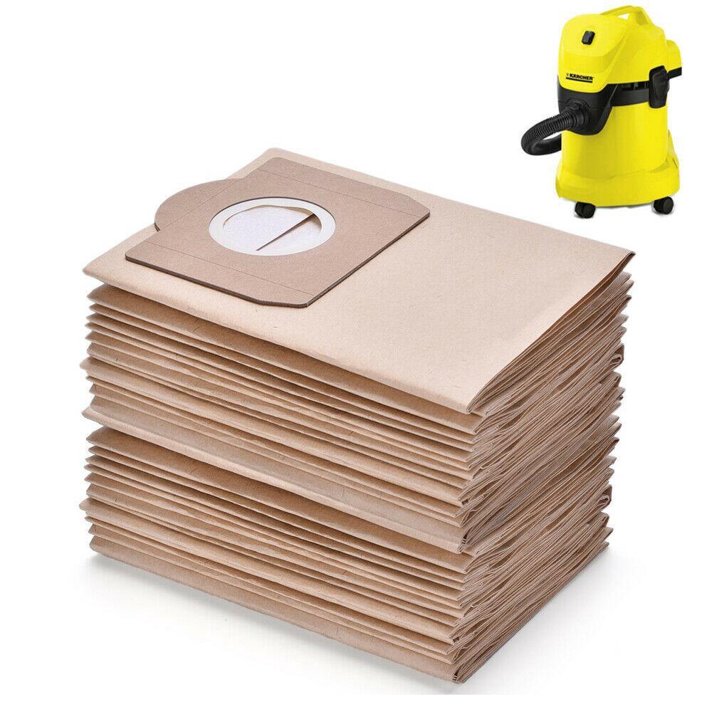 12X Paper Hoover Bags for Karcher WD3 WD3.5P Premium MV3 MV3P A2504 Sparesbarn