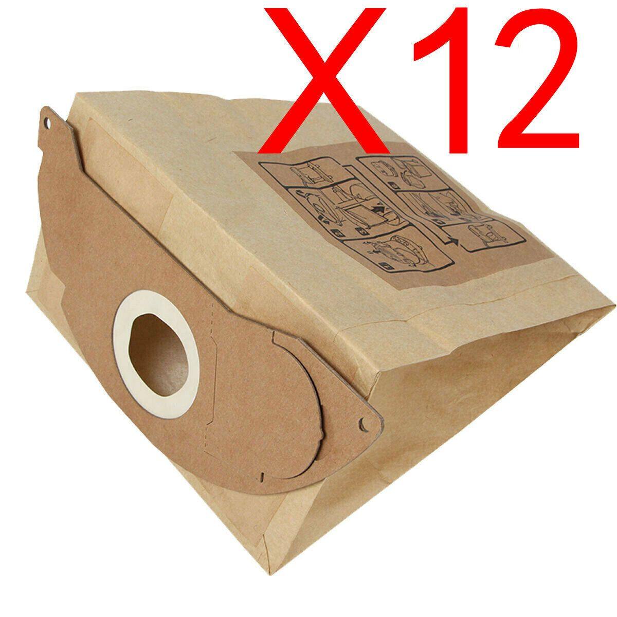 12X Vacuum Cleaner Paper Dust Bags For Karcher A2024pt A2054Me CCC WD2.250 CCC Sparesbarn