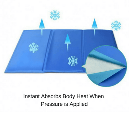 5 Size Cool Gel Mat Non-Toxic Cat Dog Bed Cooling Pad Dissipate Heat Keep Cooler Sparesbarn