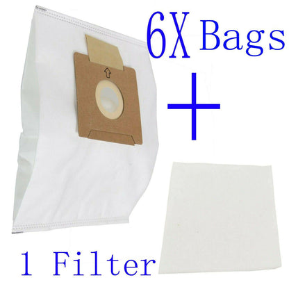 6X Vacuum Cleaner Synthetic Bags For Wertheim w2000db4.1 3D type 32440298 Sparesbarn