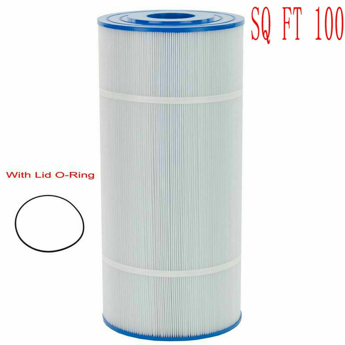 Pool Cartridge Filter With Lid O-Ring For Astral Hurlcon ZX150 ZX-150 SQ FT100 Sparesbarn