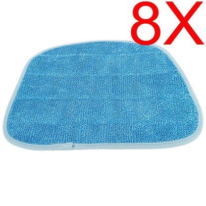 4-8 Replacement For Steam Mop Pads Micro Fibre Clothes Floors Cleaner Washable Sparesbarn