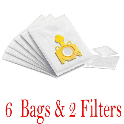 Synthetic bags & Filters For Miele Type KK 10123260 HyClean Vacuum Cleaner Sparesbarn