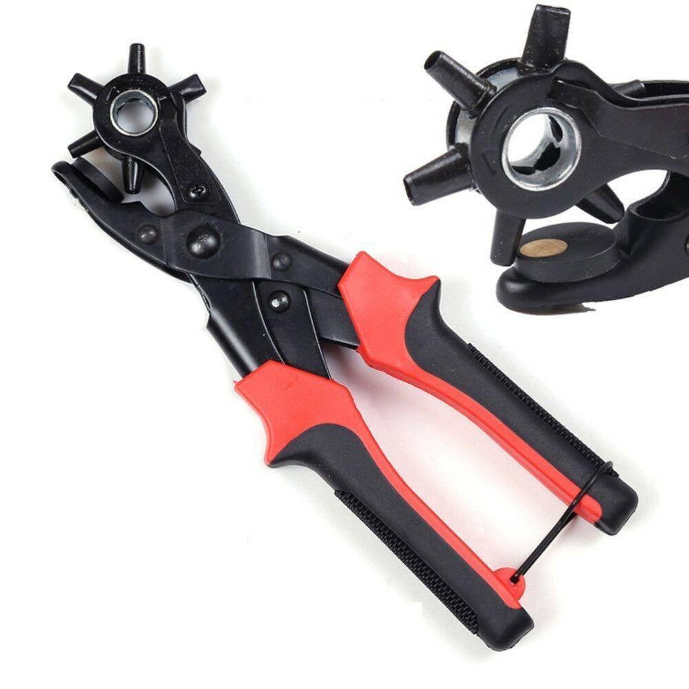 Multi-Size Hole Puncher Punch Plier And 100pcs Eyelets Eye Let Craft Tool AU Sparesbarn