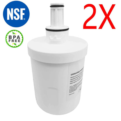 2X Fridge Water Filter For Samsung HAFCU1/XAA HAFIN2/EXP DA61-00159A DA97-06317A Sparesbarn