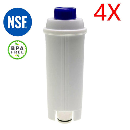 4 x Coffee Water Impurity Filter For Delonghi DLSC002 Premium SER 3017 SER3017 Sparesbarn