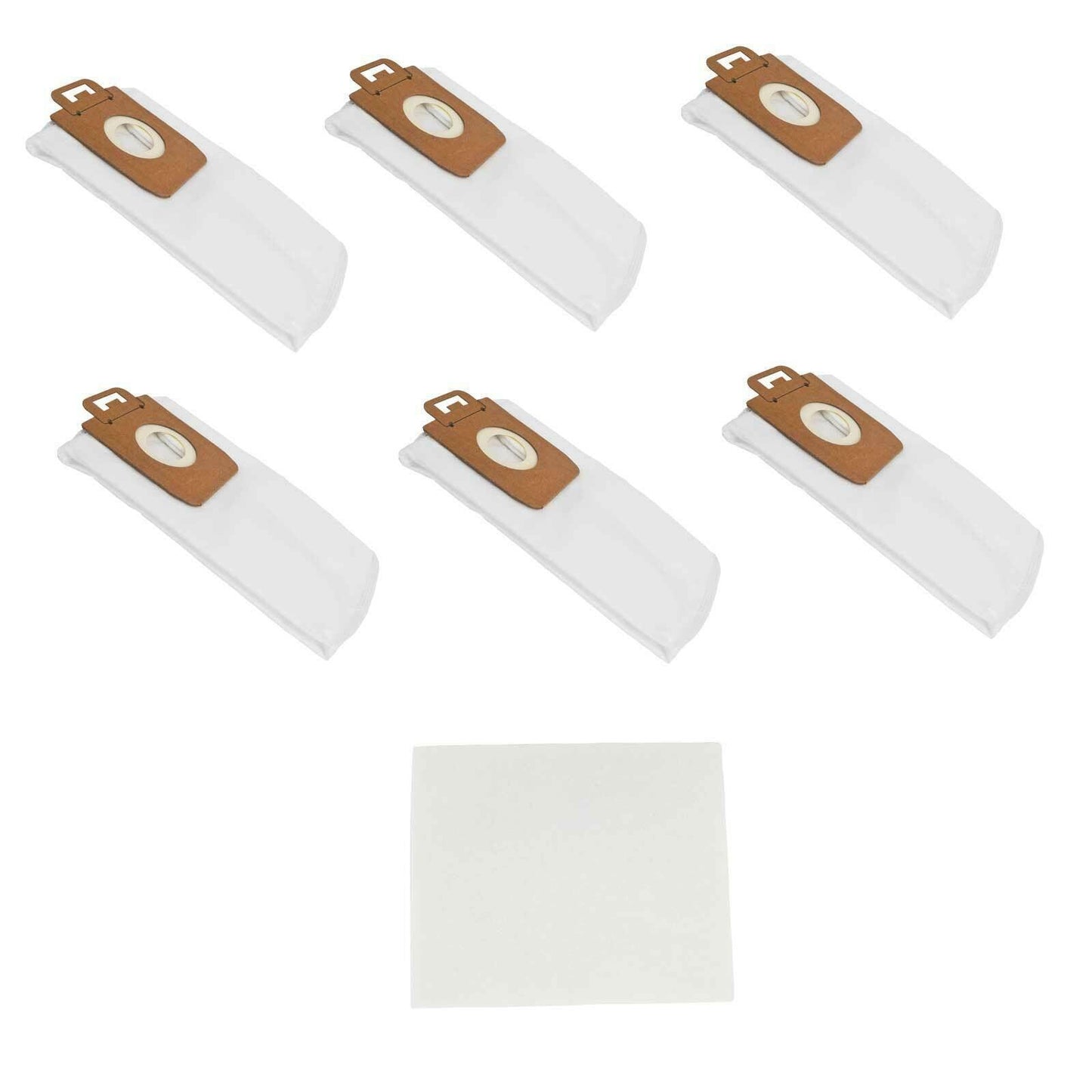 6 x Synthetic Bags For Nilfisk Power Special Allergy Super Select Comfort Pet Sparesbarn