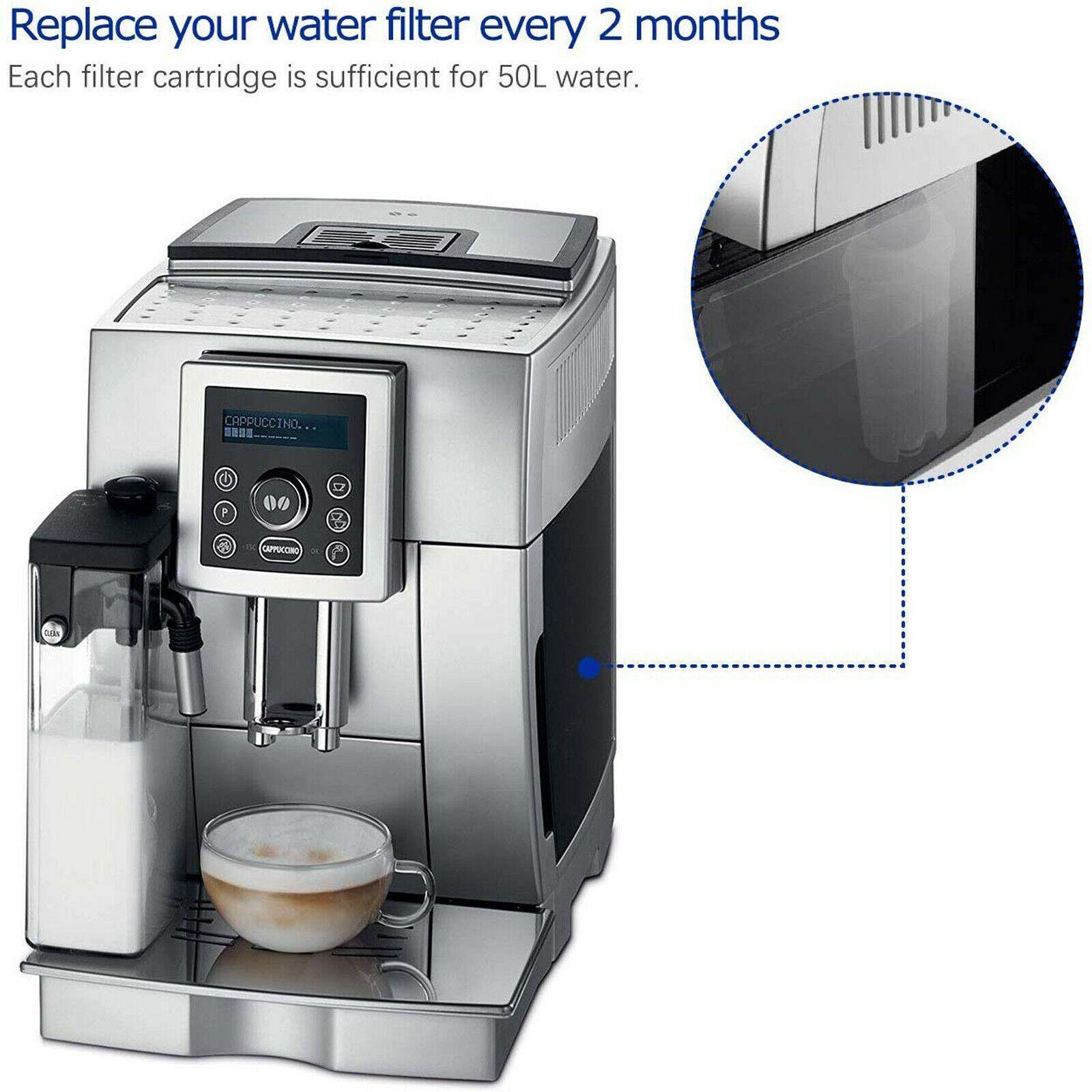 6 Coffee Water Filter For Delonghi Magnifica S ECAM 22.110 ECAM 45.760 Sparesbarn