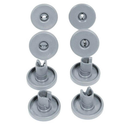 8x Lower Dishwasher Basket Wheel For Zanussi 50286965004 50286964007 Sparesbarn