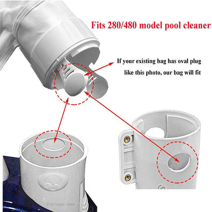 2X Pool Sweep All Purpose bag K13, K16 For Polaris 280 480 W7230105 Pool Vacuum Sparesbarn