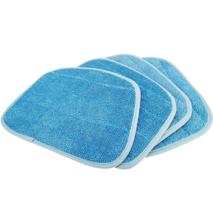 Blue Steam Mop Cleaning Triangle Pads Microfibre Washable For Vax Hoover Sparesbarn