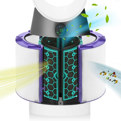Pure Hot Cool Purifying Fan Heater HEPA Carbon Filter For Dyson TP04 249230-01 Sparesbarn