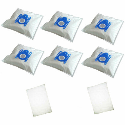 6X Vacuum Cleaner Bags & 2 Filters Type G For Bosch PowerProtect Dust Sparesbarn
