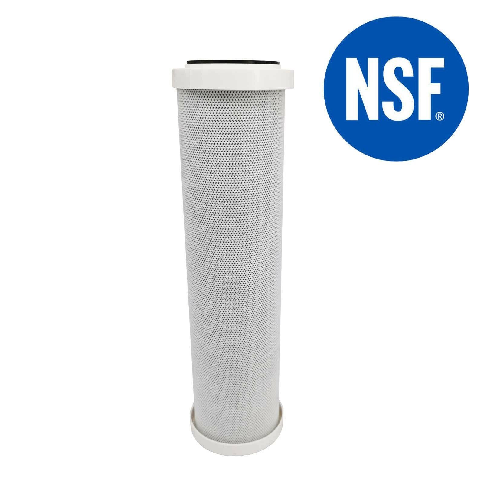 Carbon Block Water Filter Cartridges 0.5 Micron 10" X 2.5" Inch For Puretec Sparesbarn