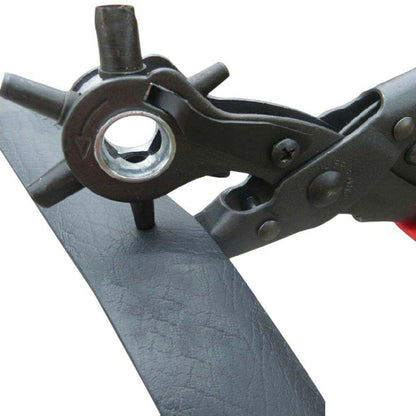 Multi-Size Revolving Leather Belt Eyelet Hole Punch Puncher Plier TPLIE1250 Sparesbarn