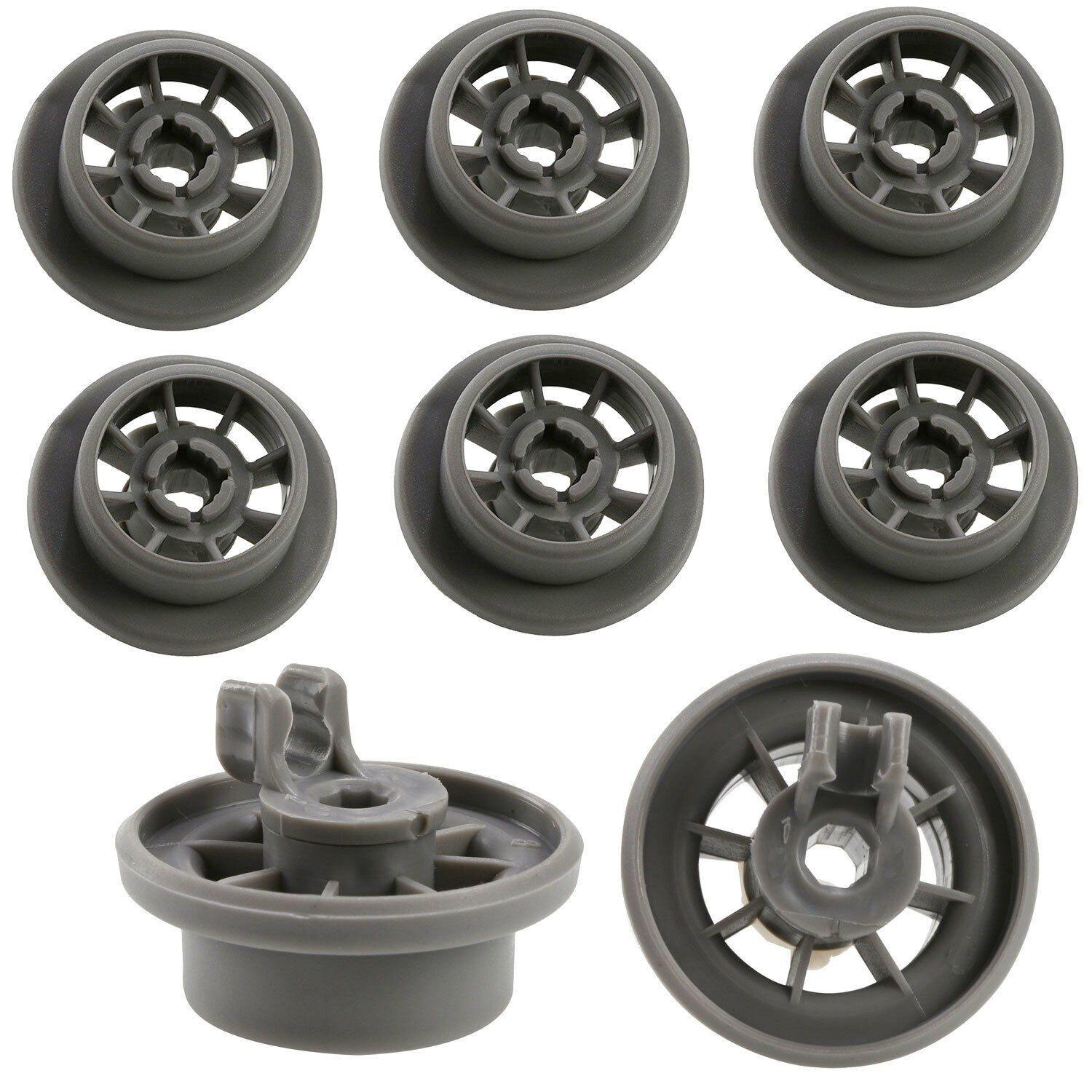 8 X Diswasher Lower Bakset Wheels For Bosch 165314 AH3439123 PS3439123 420198 Sparesbarn