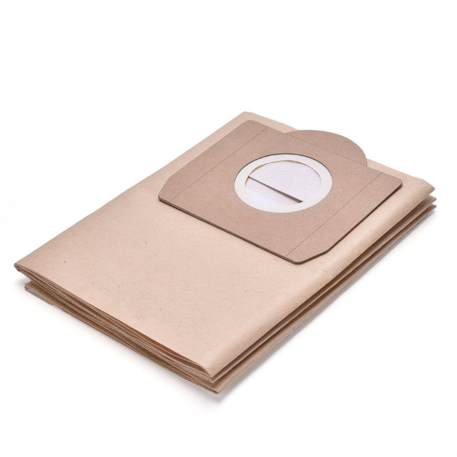 6X Paper Filter Bags For Karcher WD3 WD3.5P Premium MV3 MV3P WD3.300M WD3.330M Sparesbarn