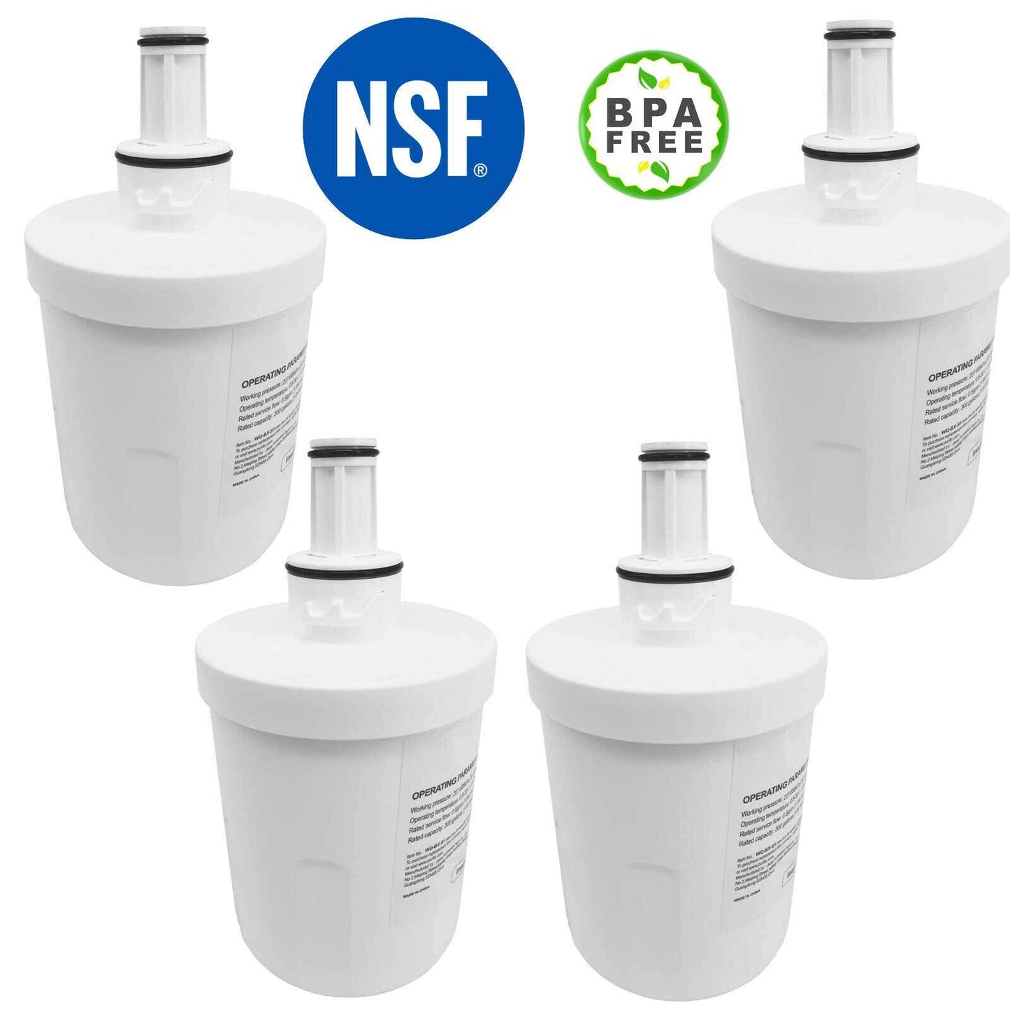 Water Fridge Filter Compatible For Samsung RS24DANS1/XSA RS24DGRS1/XSA RS25DASV1 Sparesbarn