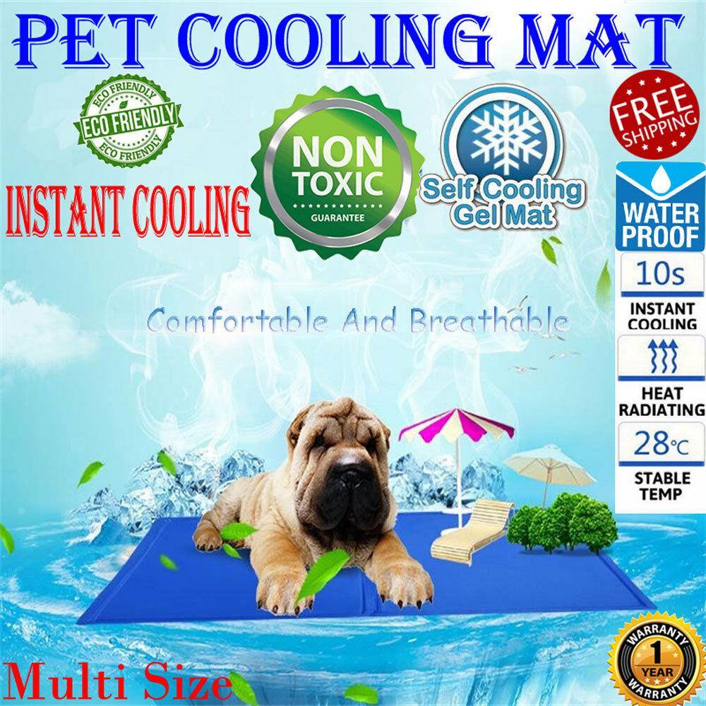 Labrador Retriever Dog Puppy Summer Sleeping Cooling Gel Mat Bed Mattress Pad AU Sparesbarn