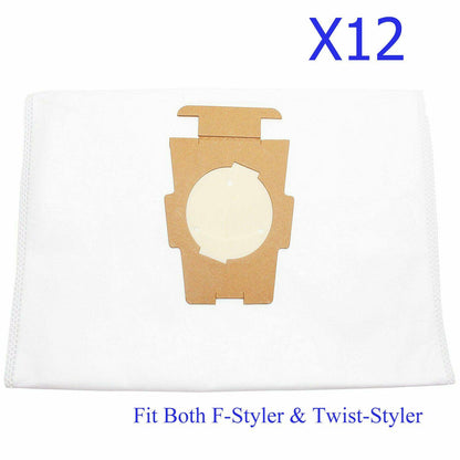 12X Synthetic Vacuum Cleaner Bags For Kirby Heritage II Sentria Style F 197201 Sparesbarn